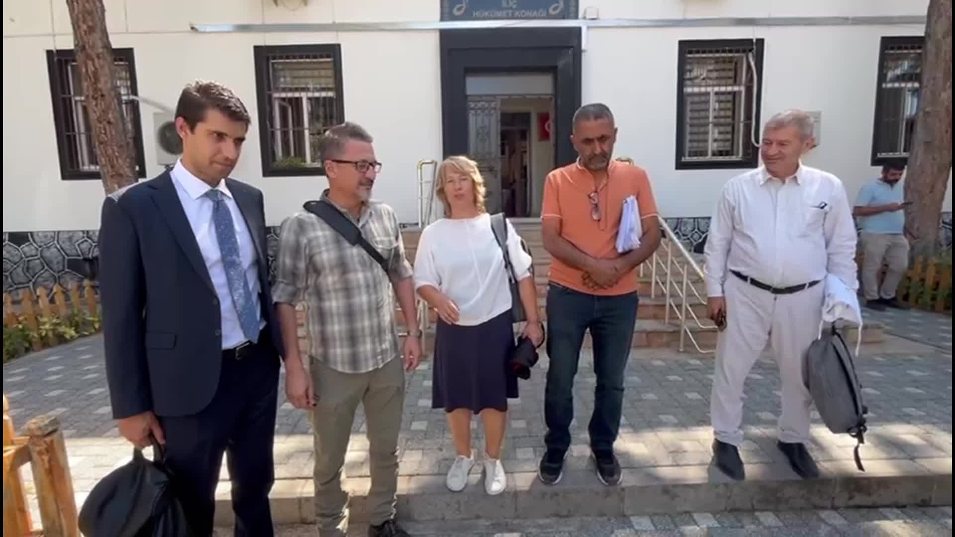 İliç'te siyanür borusunun patlaması sonrası açıklama yapan Cezayirlioğlu ve Atal hakkında açılan davanın ilk duruşması görüldü