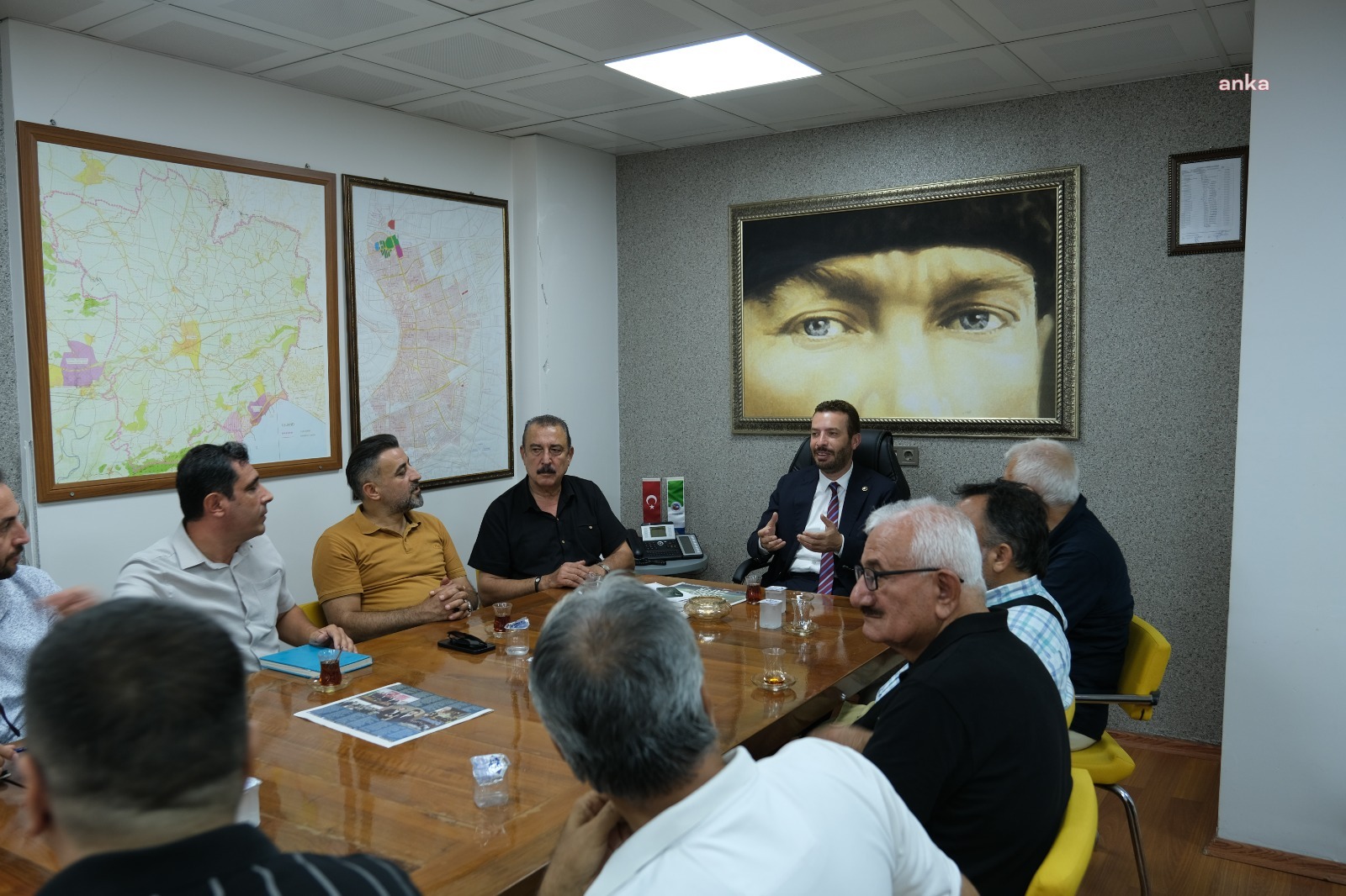 Başkan Aydar basın temsilcileri ile buluştu: “Beş ayda büyük projeleri hayata geçirdik”