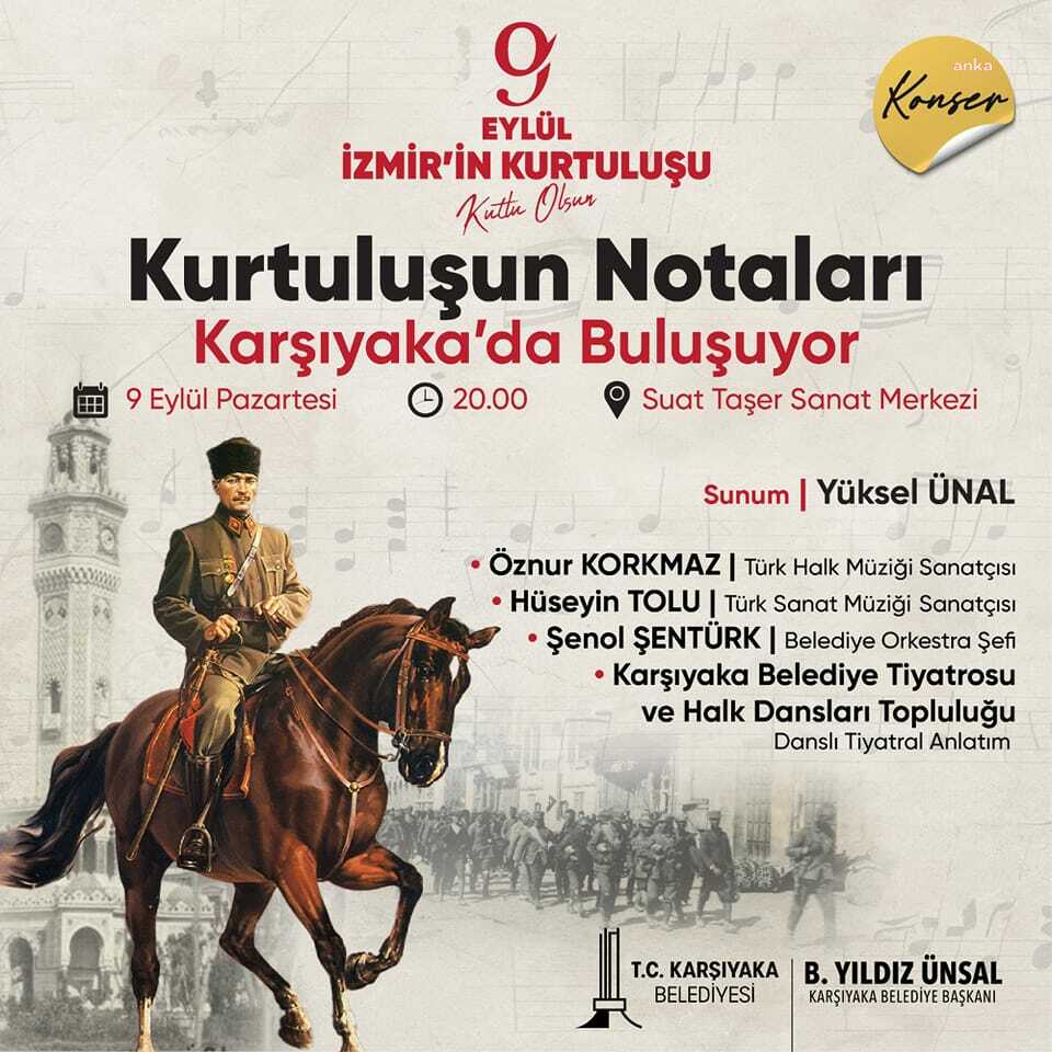 İzmir'de “Kurtuluşun Notaları Karşıyaka’da Buluşuyor” etkinliği