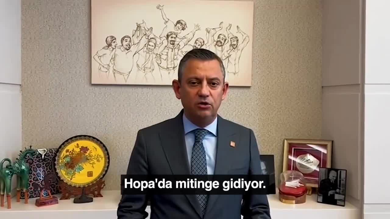 Özgür Özel: "Yarın İkinci Yüzyıl Değişim Kurultayımız nedeniyle Ankara'da olacağız ancak Metin Lokumcu için kalbimiz Trabzon'da"