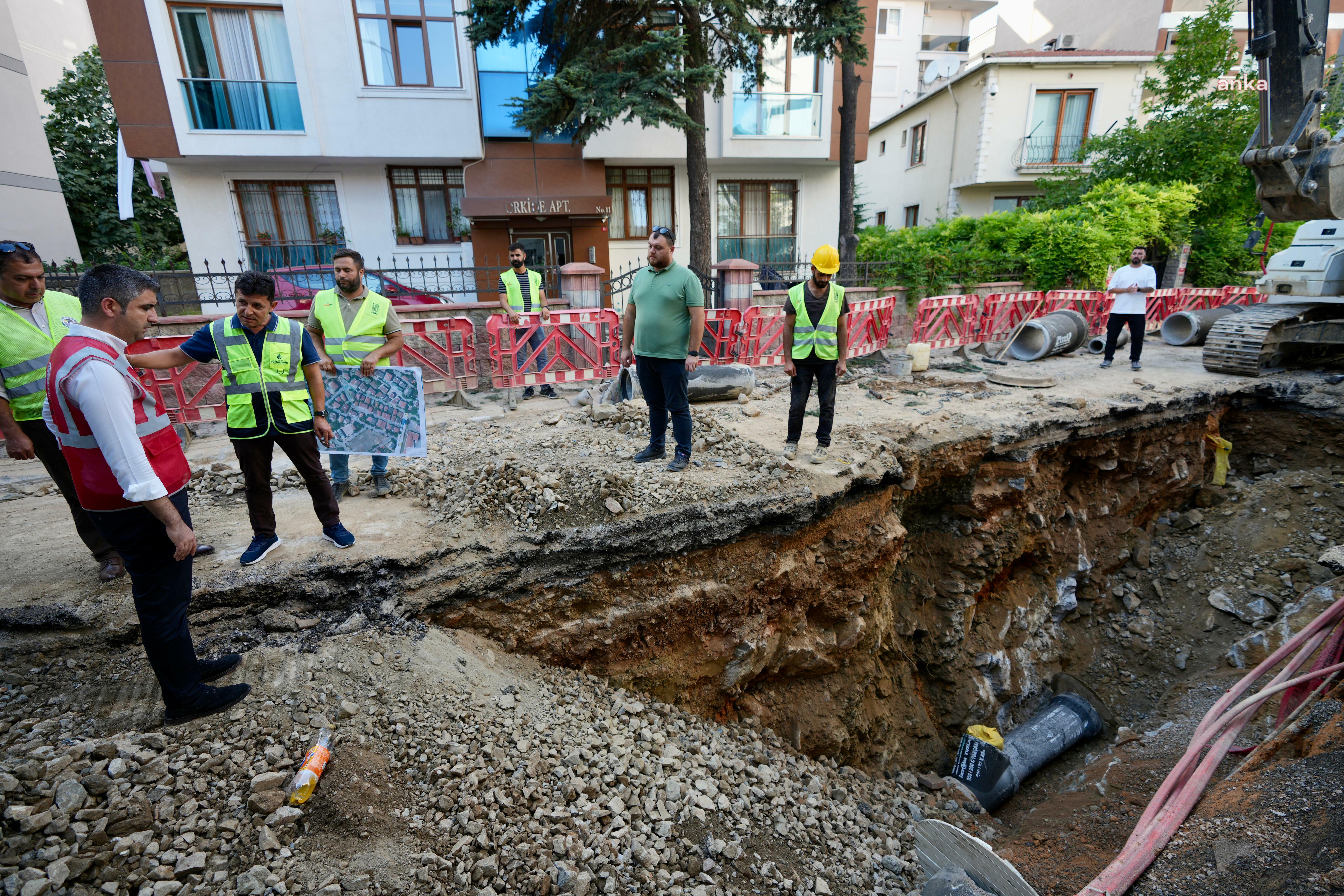 Kartal Belediyesi’nden İSKİ iş birliği  ile altyapı çalışması