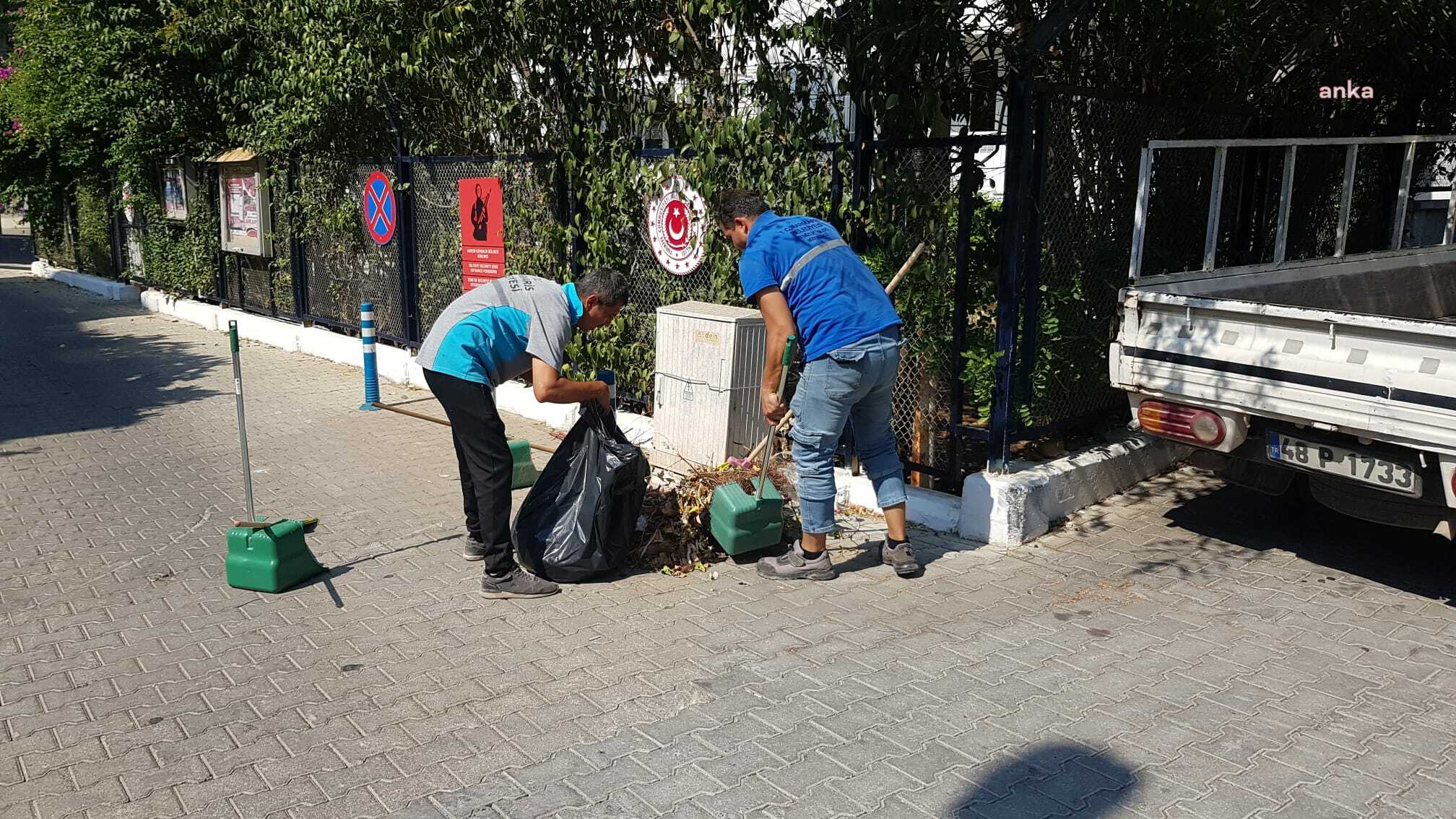 Marmaris Belediyesi  Temizlik İşleri Müdürlüğü’nden yoğun mesai