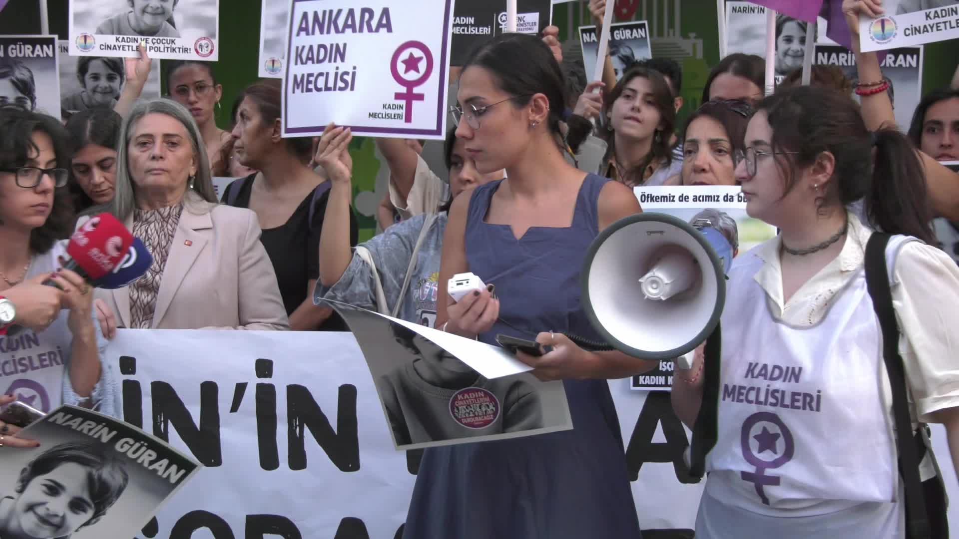 Ankara'da Narin için eylem: "Narin'in hesabını soracağız"