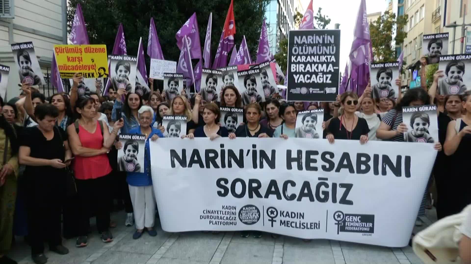 Narin için İstanbul’da eylem: “Biz bu çocukları ne bu hükümetin ne bu bakanların insafına bırakmayacağız”