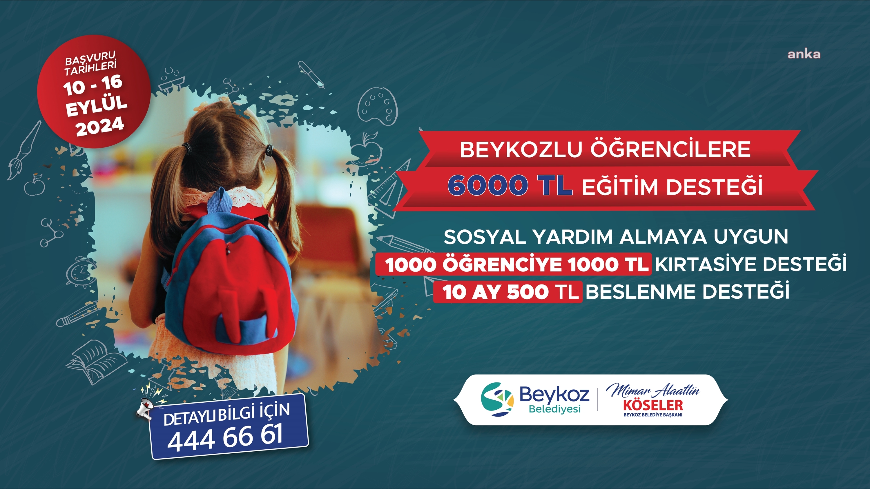 Beykoz Belediyesi'nden öğrencilere kırtasiye ve beslenme desteği