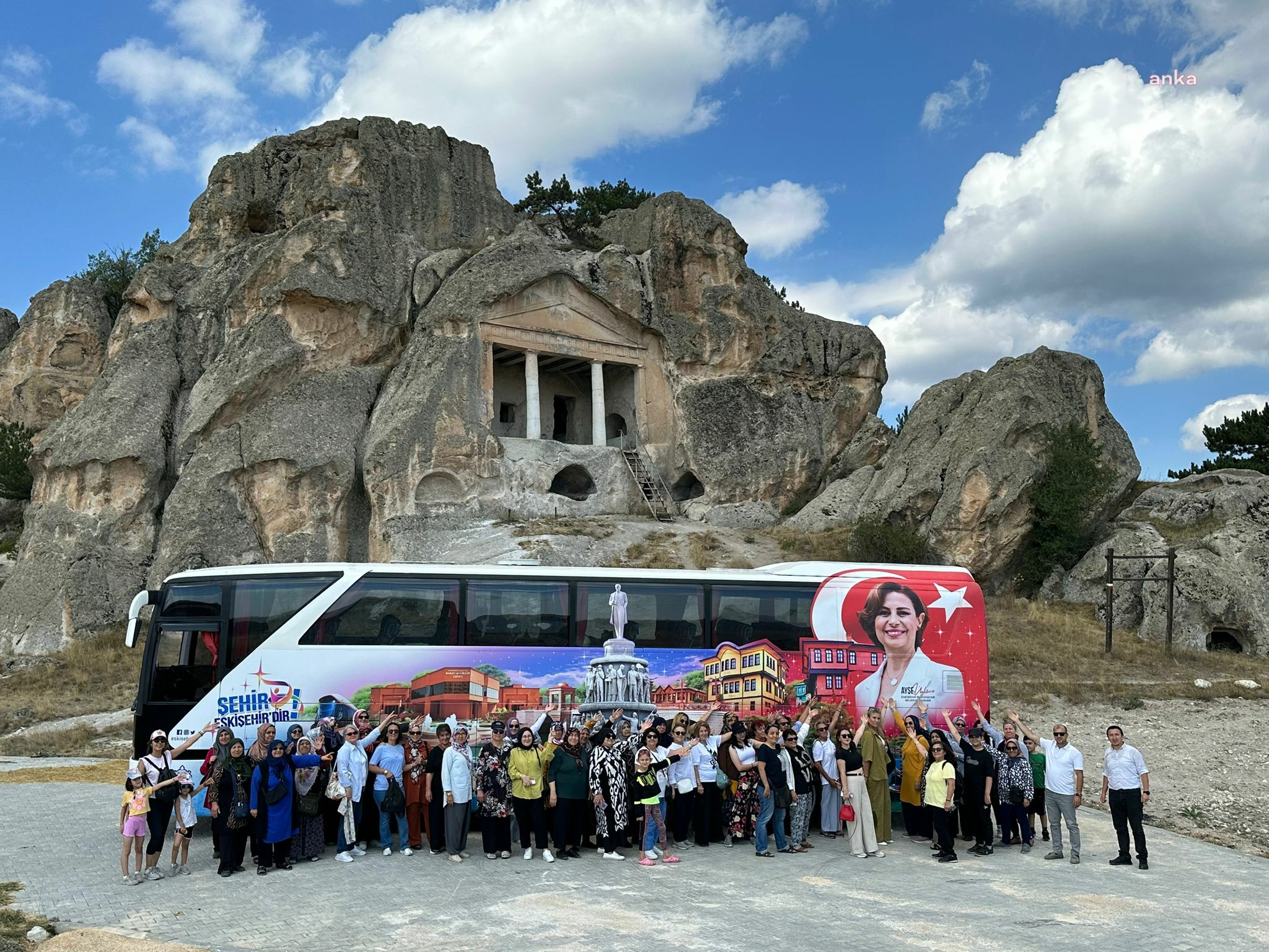 “Eskişehir Kültürel Mirası ile Buluşuyor” projesi kapsamında Frig Vadileri gezildi
