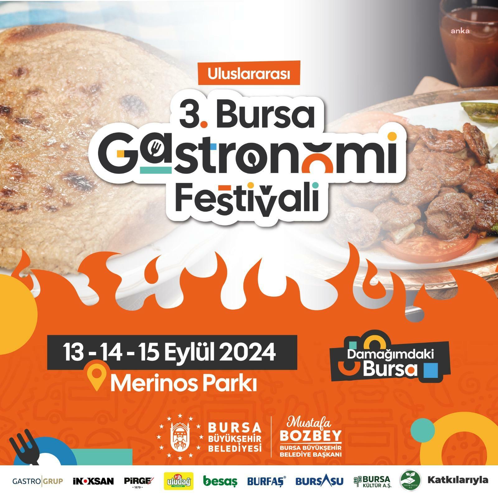 “3. Bursa Gastronomi Festivali” için geri sayım başladı