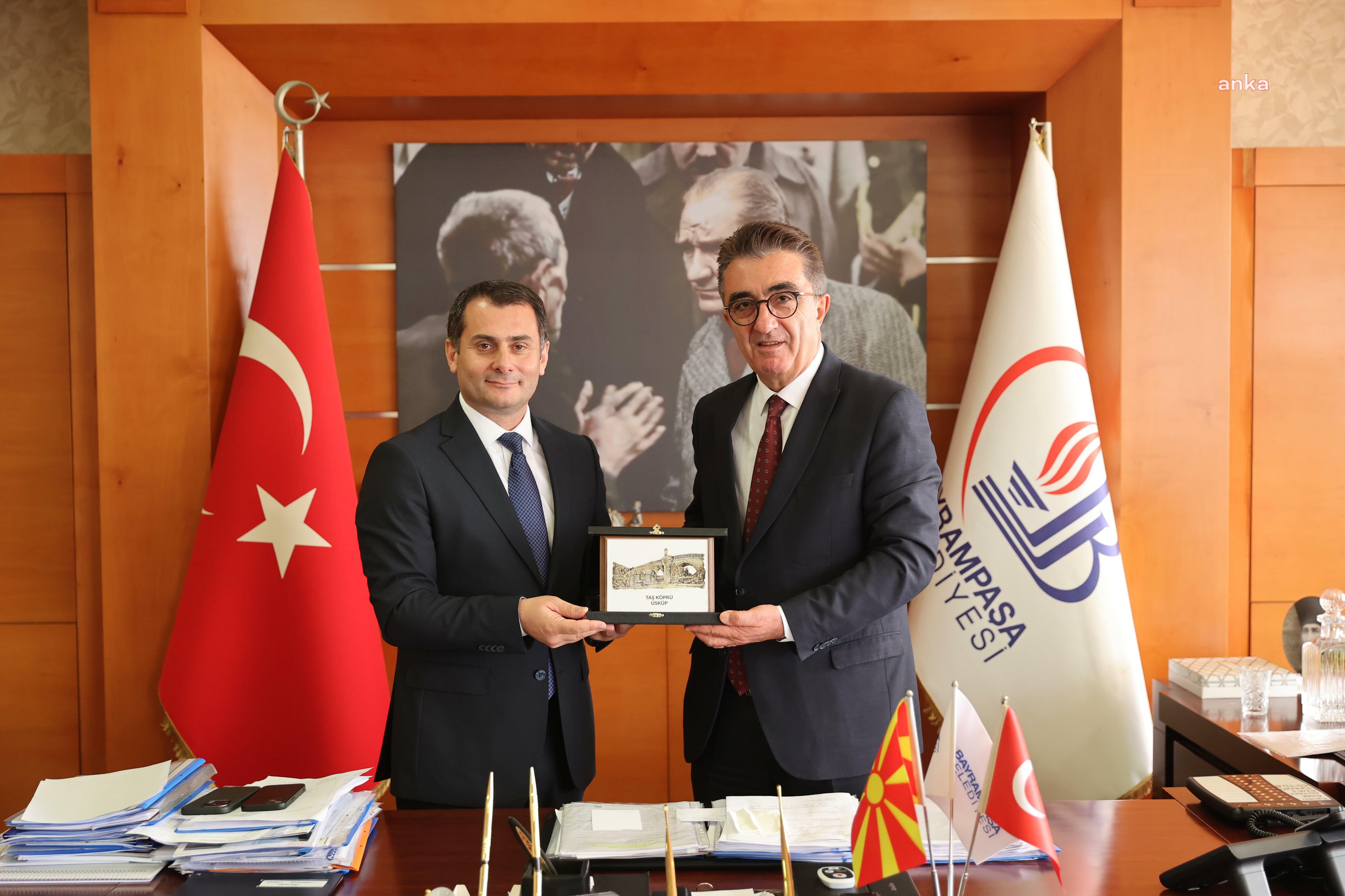 Başkonsolos Fazlioski’den Bayrampaşa Belediye Başkanı Mutlu’ya ziyaret