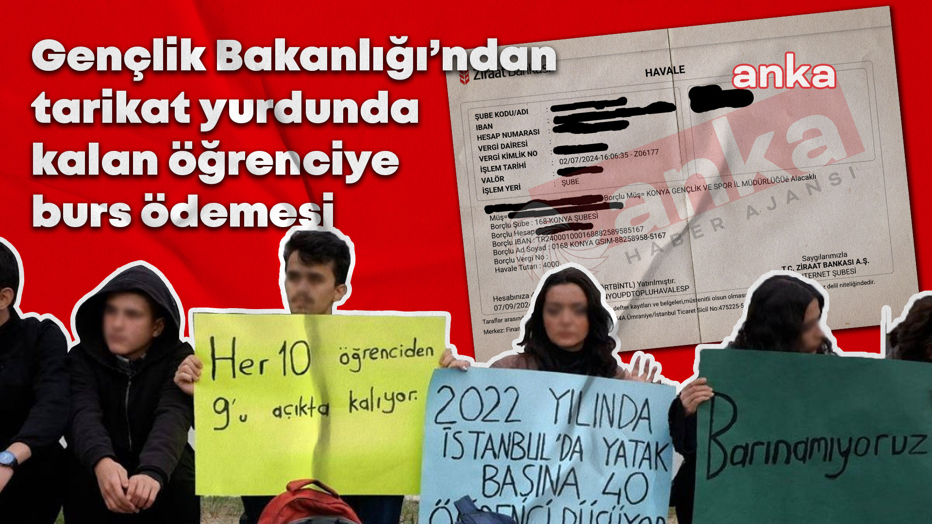 Devlet yurduna yerleşemeyen öğrenciler düşük fiyat ve bakanlık bursu nedeniyle cemaat yurtlarına yöneliyor