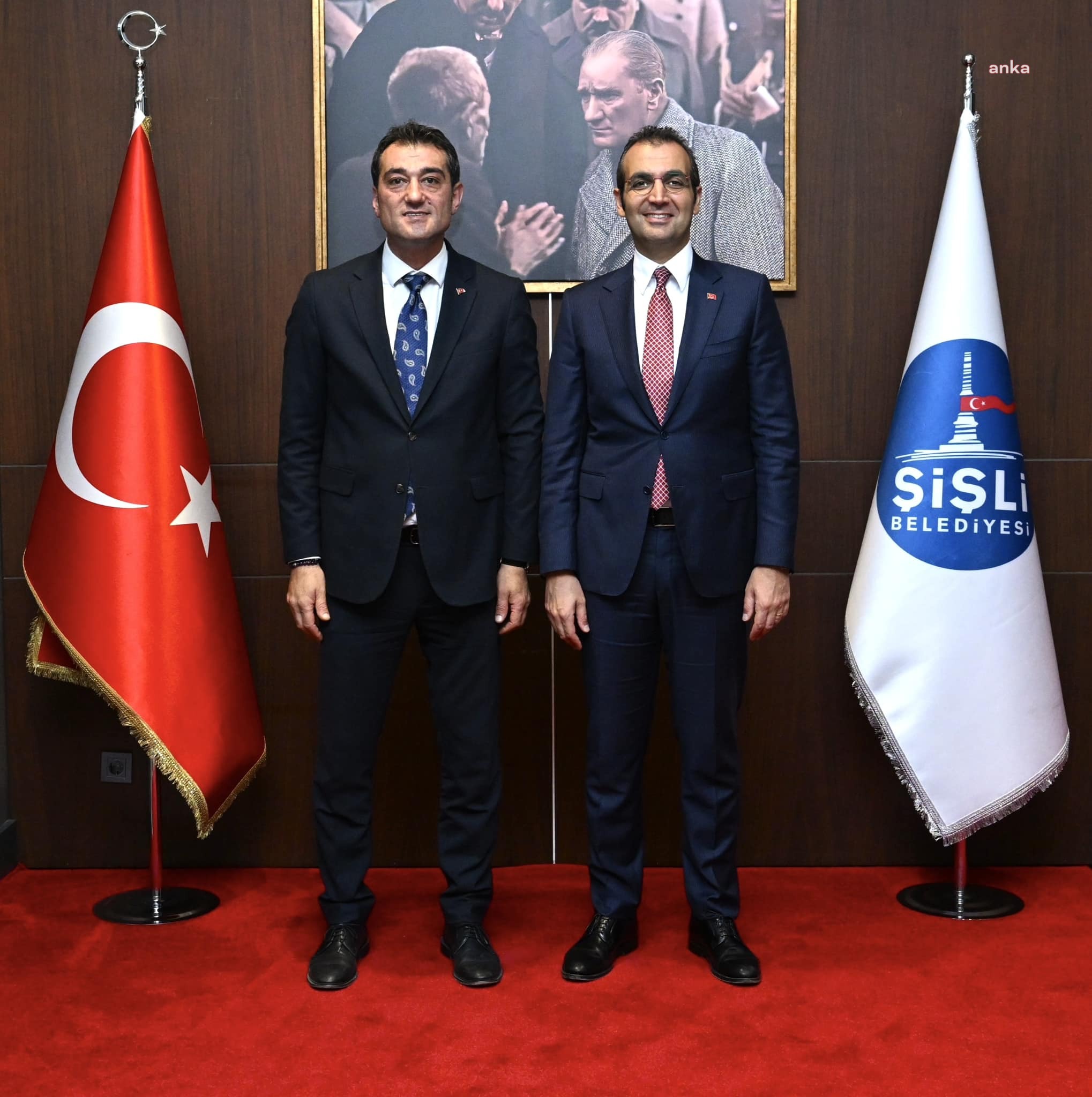Giresun Belediye Başkanı Köse'den Şişli Belediye Başkanı Şahan'a ziyaret
