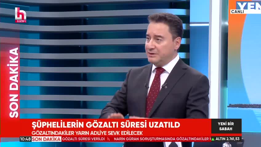 Ali Babacan: Gelecek Partisi ile birleşme noktasında görüşme trafiğimiz var