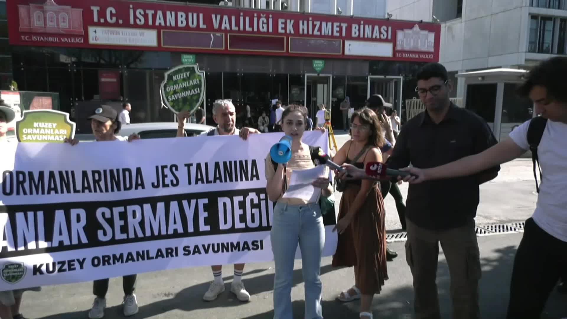 Kuzey Ormanları Savunması’ndan JES protestosu: “İstanbul için su krizi kapıdayken sularımızın zehirlenmesini istemiyoruz”