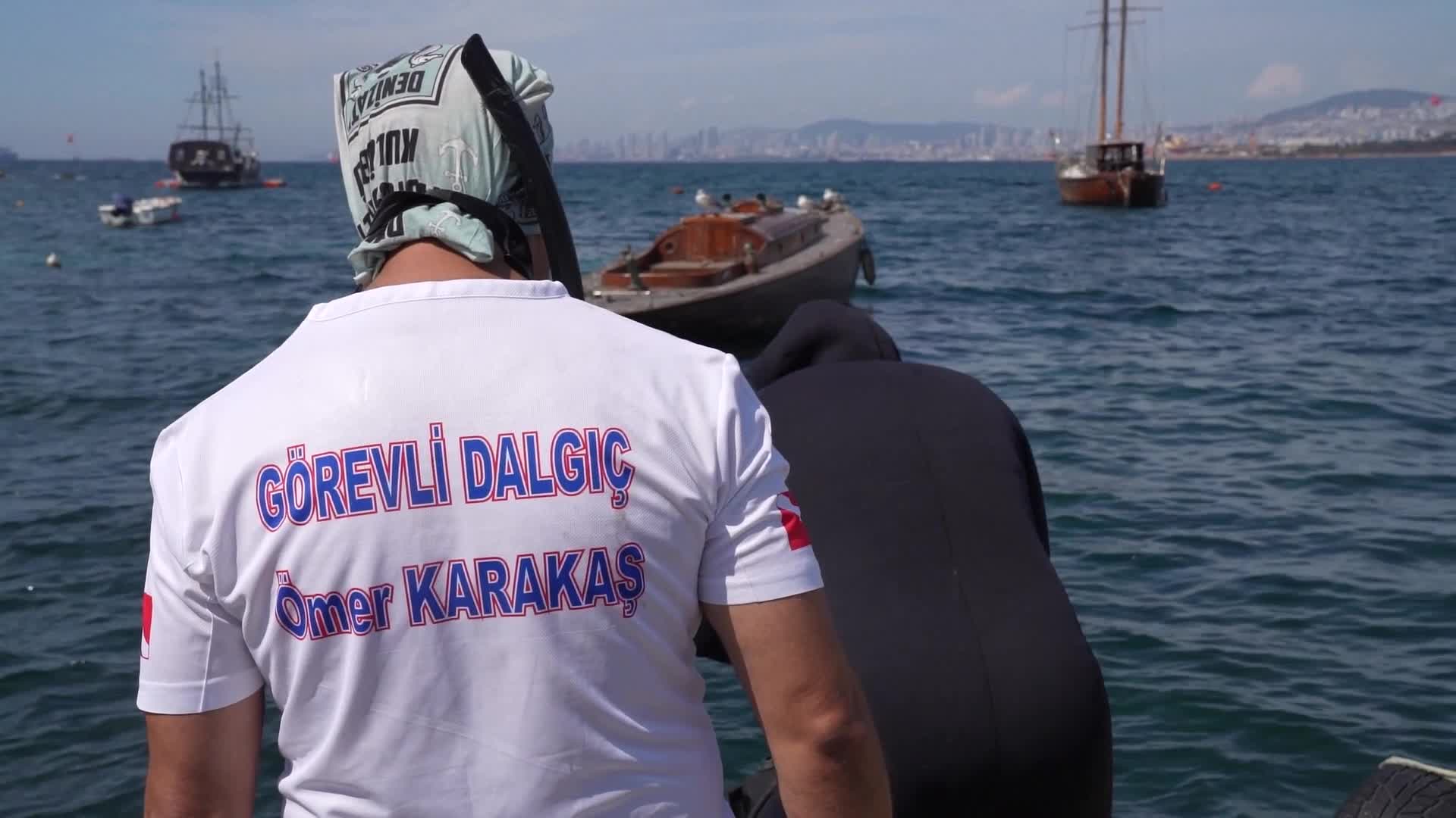 Tuzla Belediyesi Dalış Ekibi, Tuzla kıyılarında Doğu Roma İmparatorluğu dönemine ait amfora parçası buldu