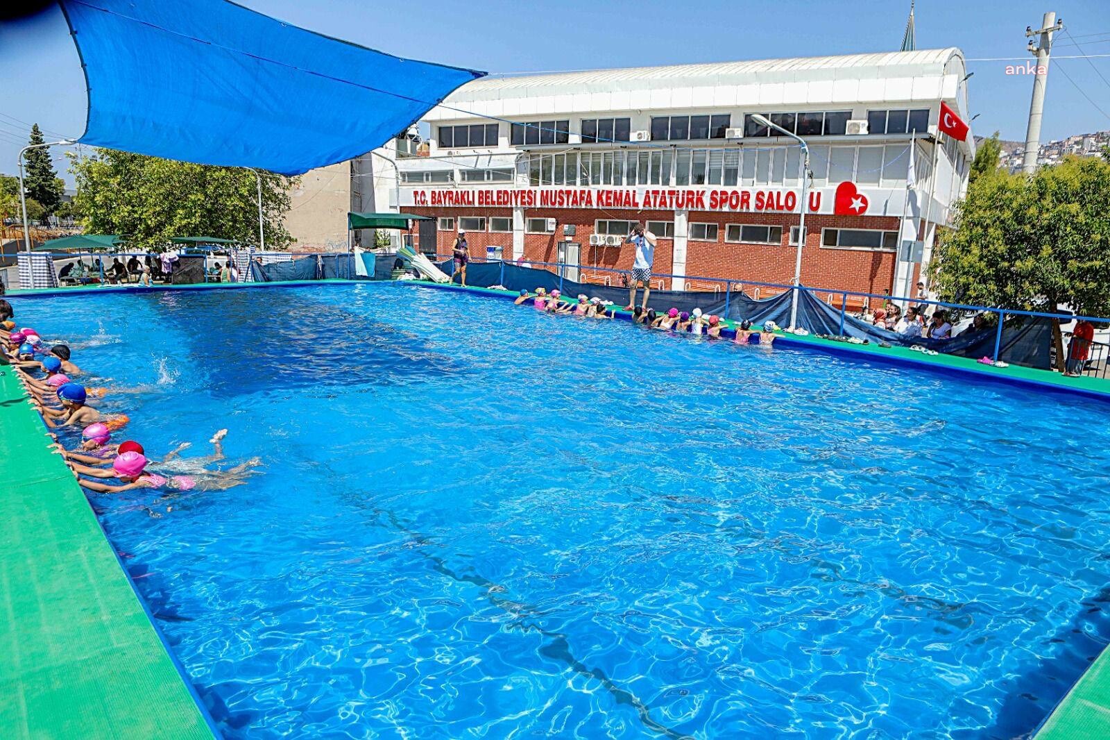 Yetenekli sporcular kulüplere yönlendirildi: Bayraklı’nın yaz okullarına 4 bin 200 kişi katıldı