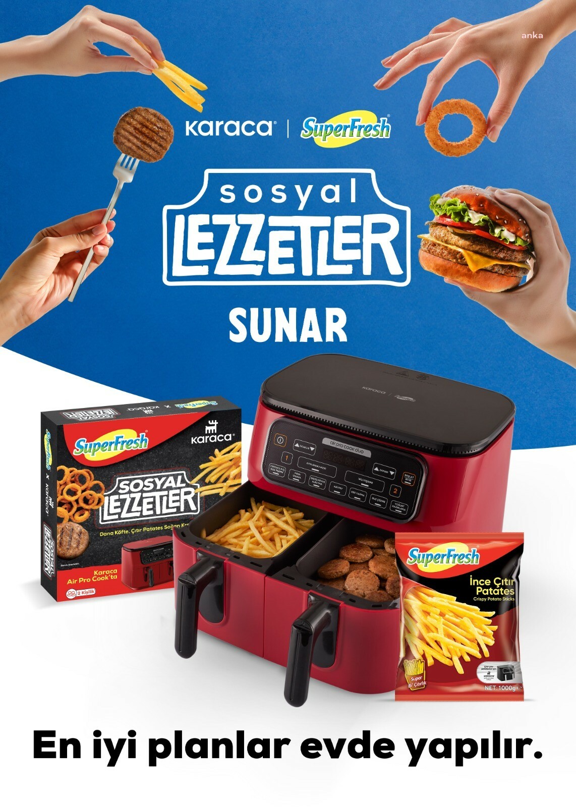 SuperFresh ve Karaca'dan iş birliği: "Sosyal Lezzetler"