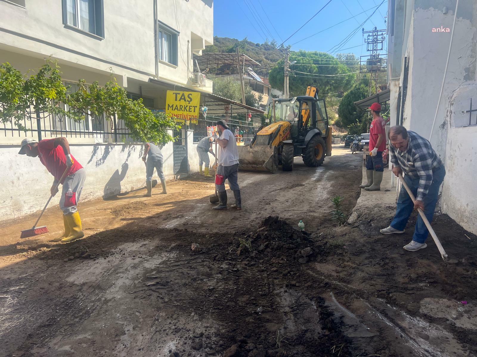 Menderes’te yaşanan sel felaketinin yaraları sarılıyor