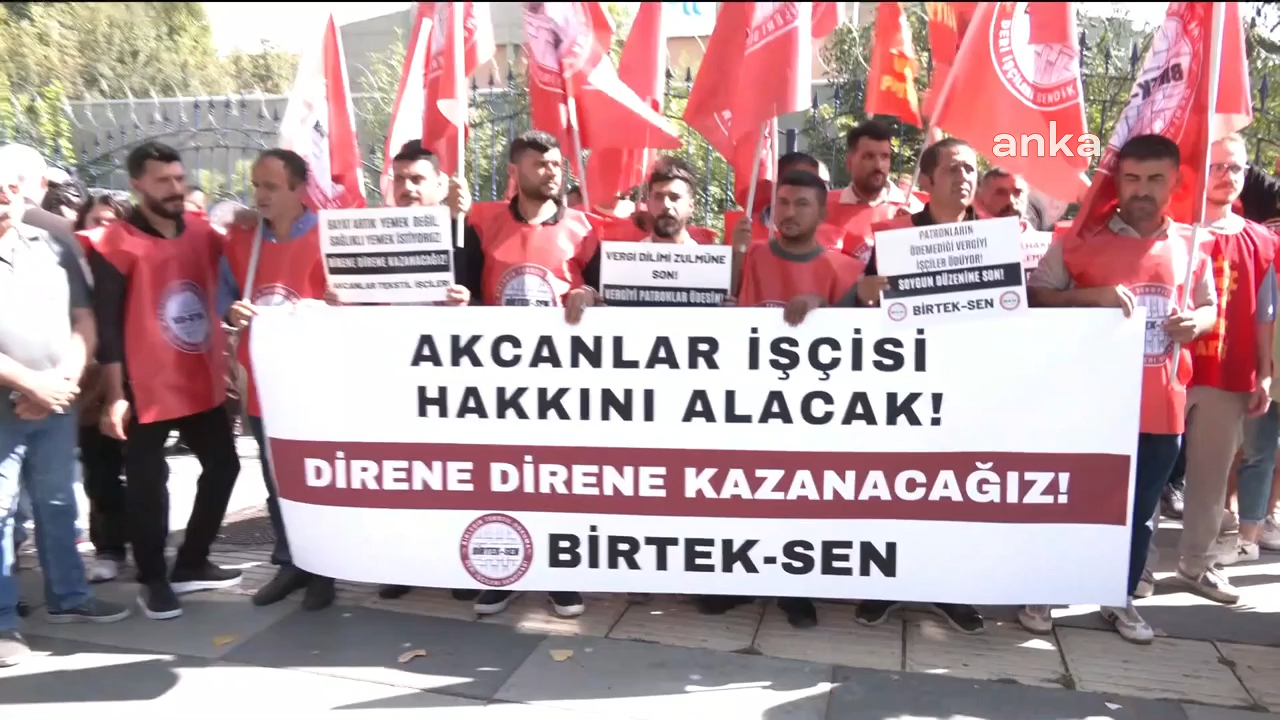 Fernas ve Akcanlar işçileri, Çalışma Bakanlığı önünde eylemde... Bağımsız Maden İş Yöneticisi Akılma: "Adalet görevini yapmadıysa biz adaletin yanına geldik"