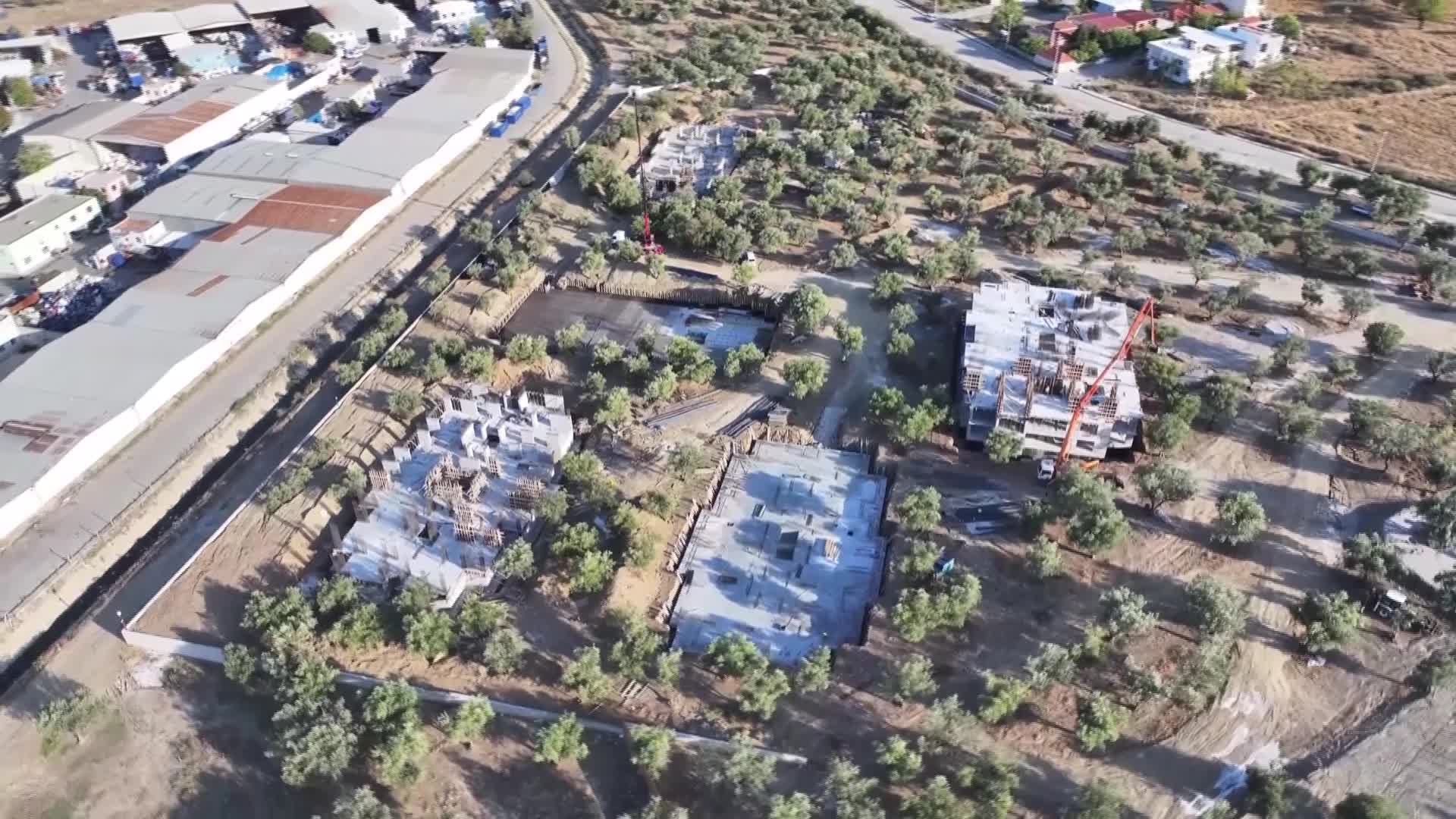 Manisa Büyükşehir Belediyesi'nin Spilkent Toplu Konut Projesi yükseliyor