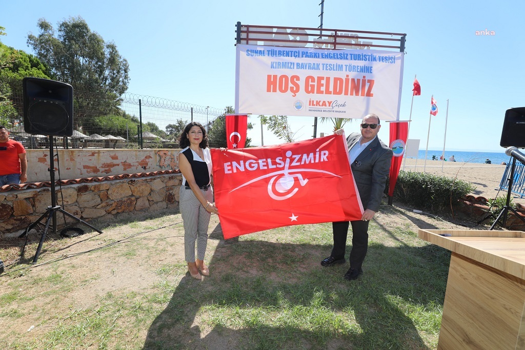 İzmir’in engelli dostu ‘Kırmızı Bayraklı’ ilk sahili Gümüldür’de