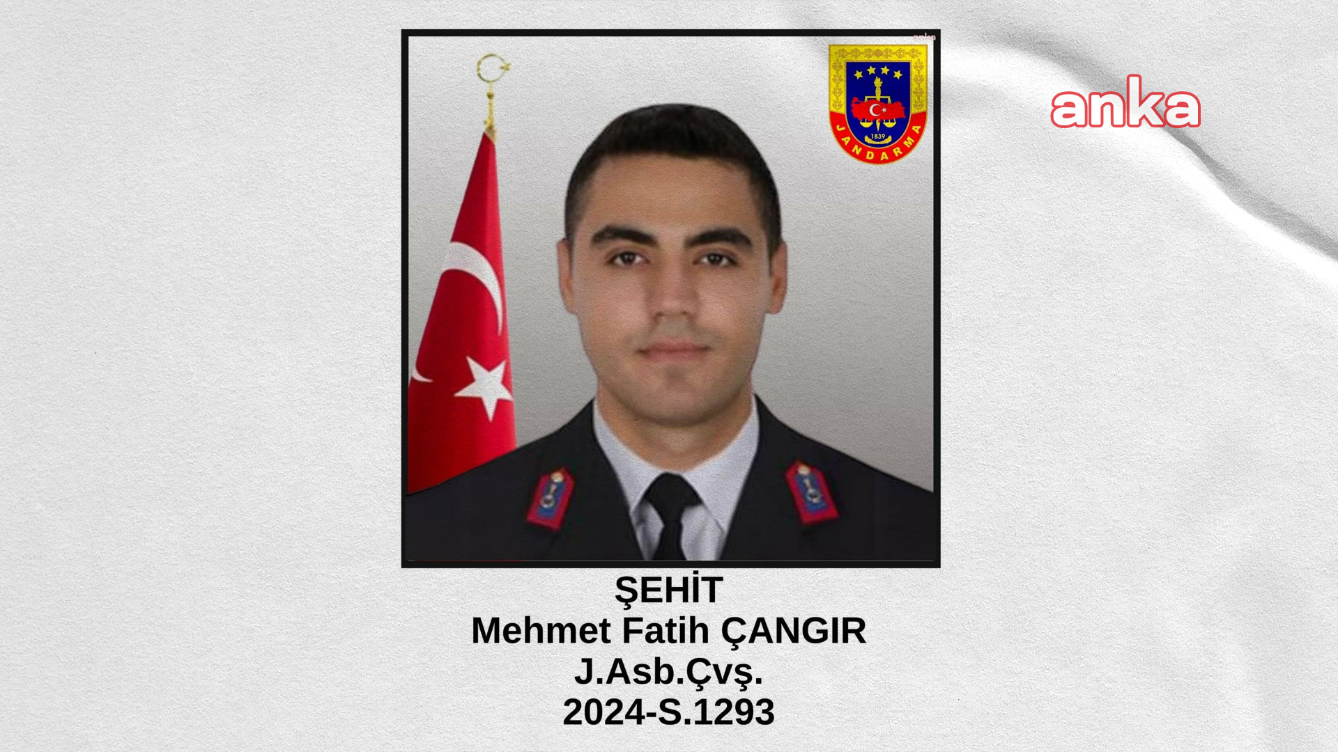 Bakan Ali Yerlikaya'dan şehit Jandarma Astsubay Çangır için taziye mesajı