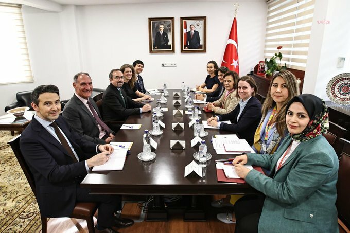 Dışişleri Bakan Yardımcısı Ekinci, ABD'li Bass başkanlığındaki heyetle görüştü