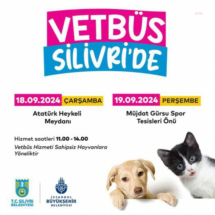 VETBÜS, 18-19 Eylül günlerinde Silivri’de