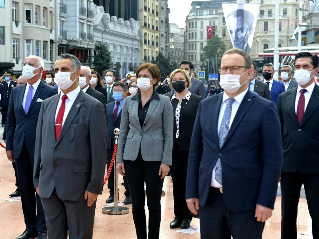 CHP’Lİ KAFTANCIOĞLU'NDAN ÇELENK TEPKİSİ