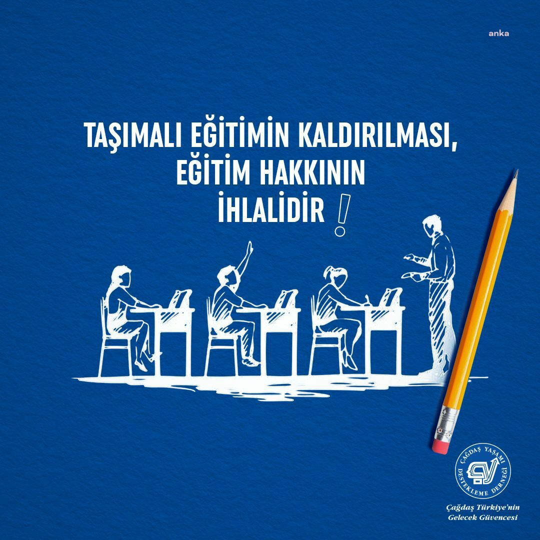 ÇYDD: “Taşımalı eğitimin kaldırılması, eğitim hakkının ihlalidir”