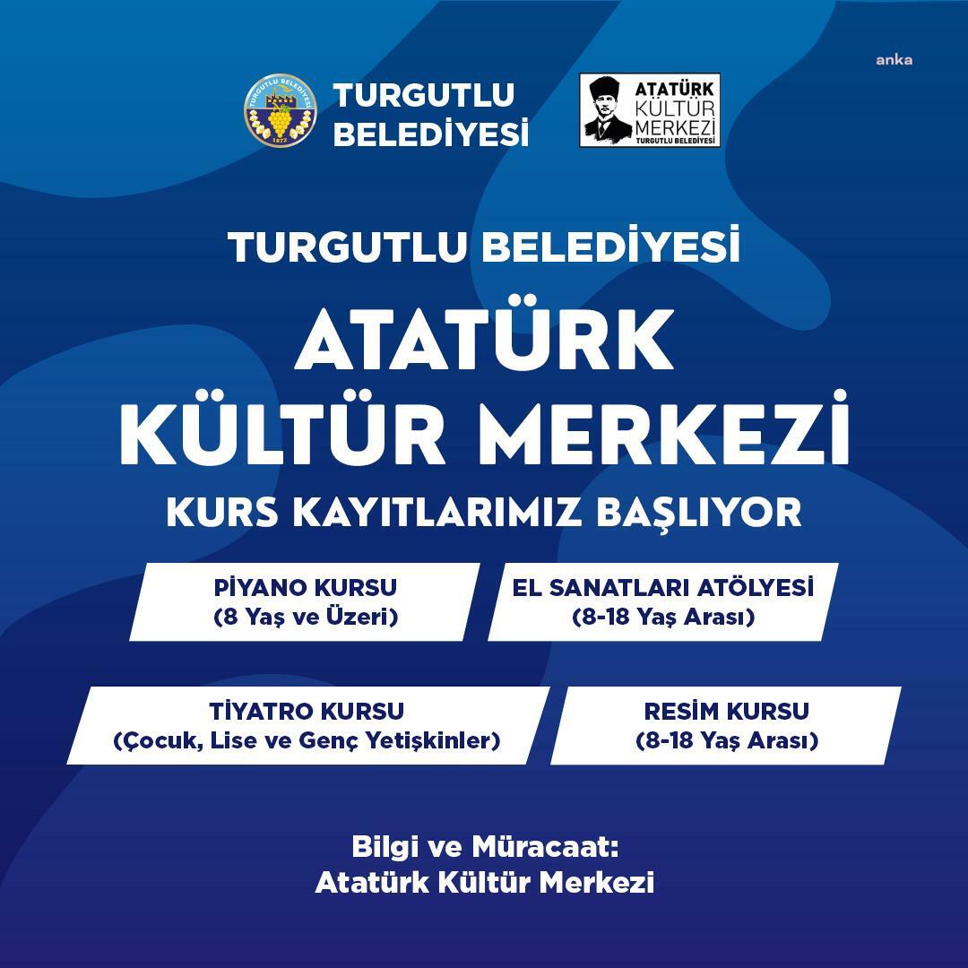 Turgutlu Belediyesi’nin yeni dönem kurslarına kayıtlar başlıyor