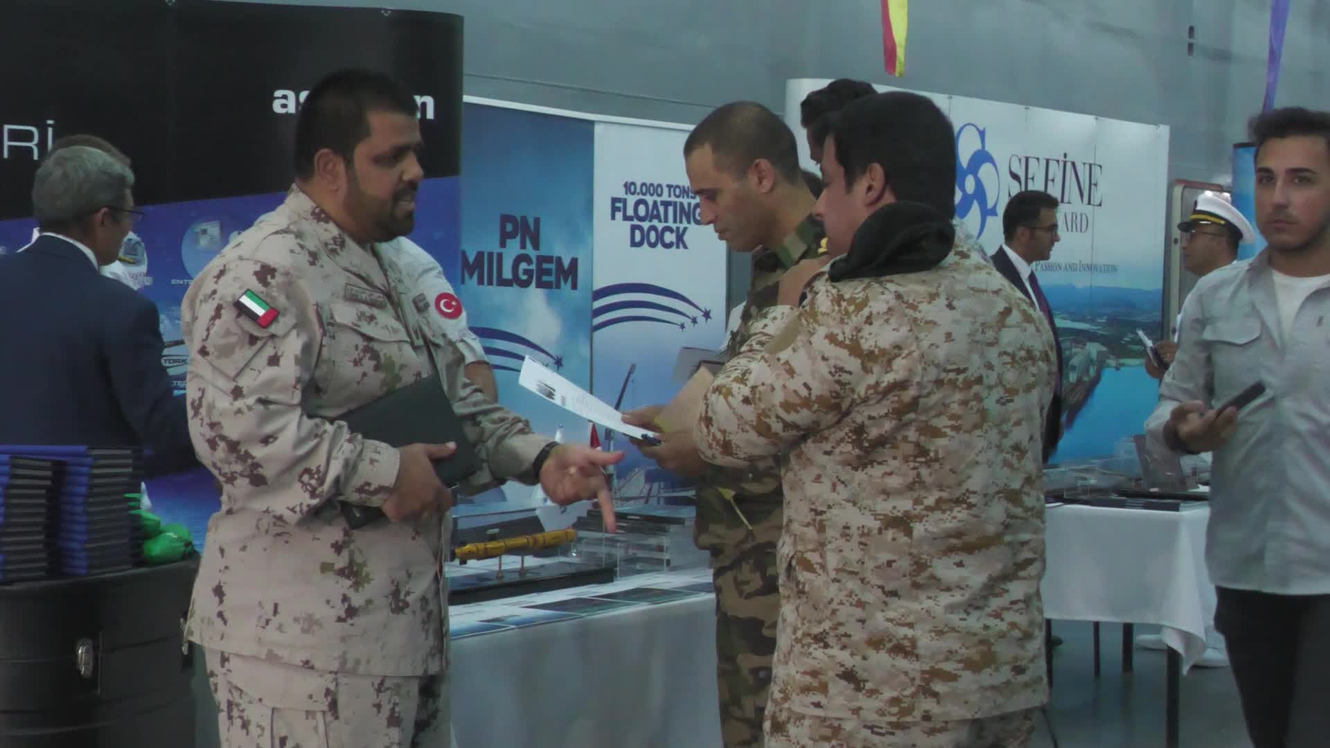 NUSRET-2024 Davet Tatbikatı... TCG Sancaktar'da donanmalarda kullanılacak savunma sanayi ürünlerinin gösterimi yapıldı