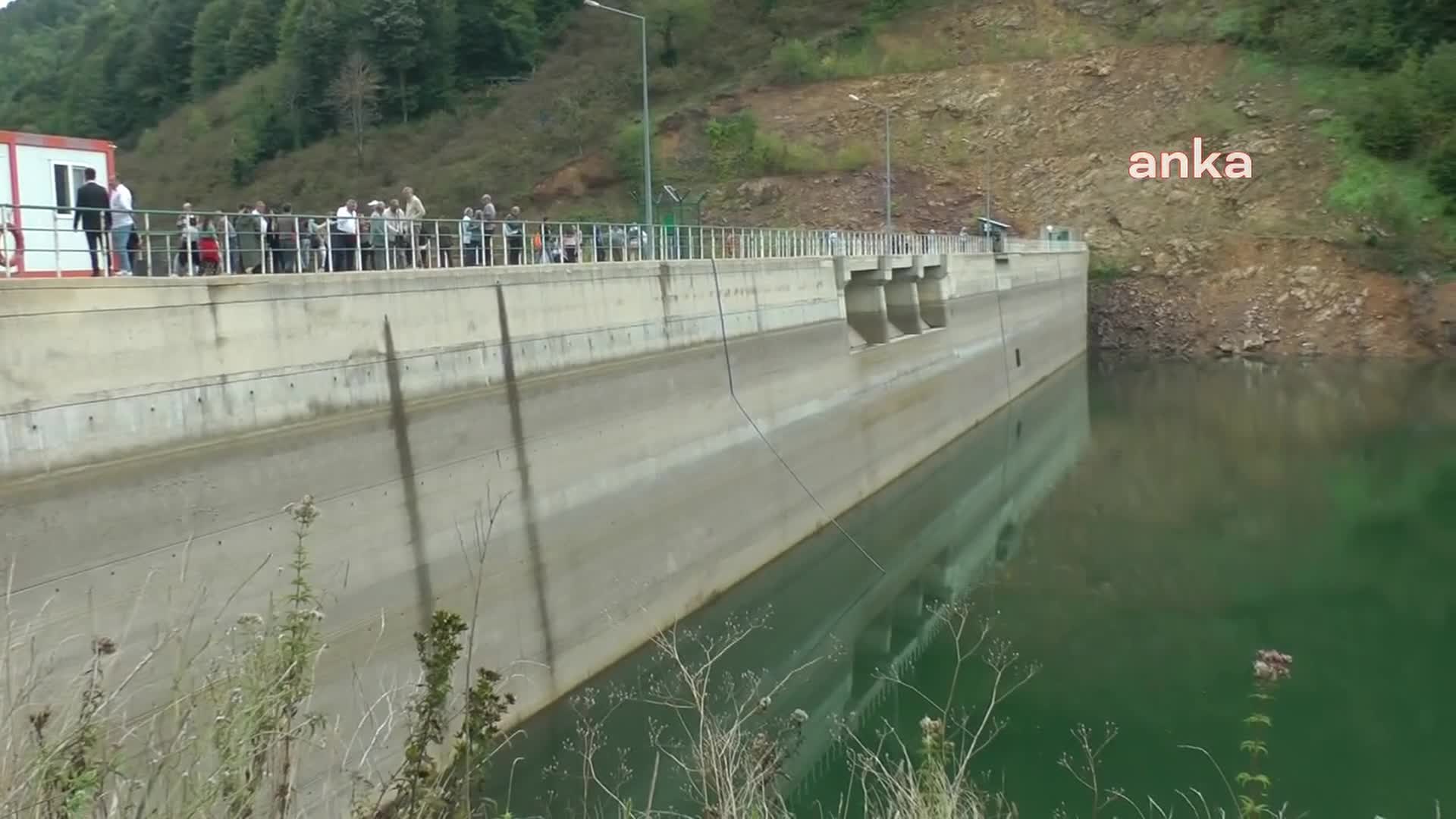 Akçakoca'da, Kaplandede mevkiinde maden aranmasına karşı eylem