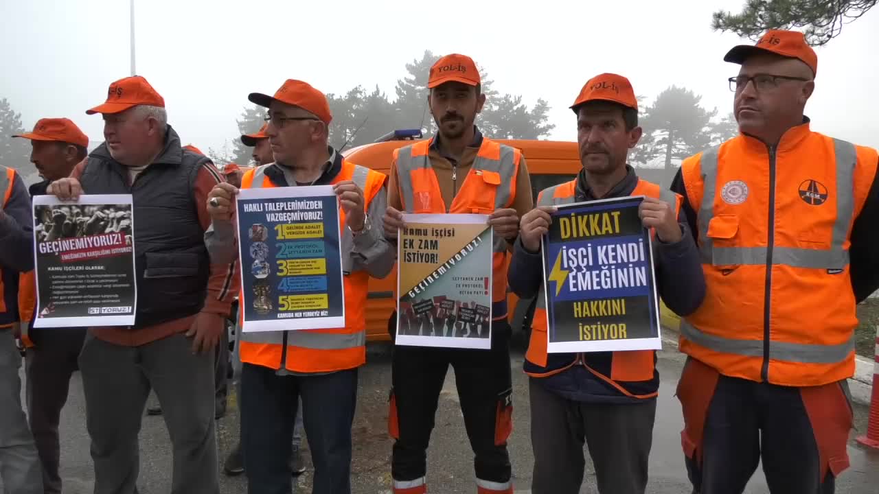 Türk- İş'ten ''geçinemiyoruz'' eylemi... Çorum Şubesi: "Bozulan ekonominin bedelini işçiler ödemeyecek"