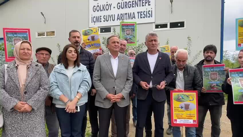 Seyit Torun, Ordu Gölköy'deki su sorununa tepki gösterdi: "Gölköylü hemşerilerimiz 20 yıldır aynı çileyi çekiyor"