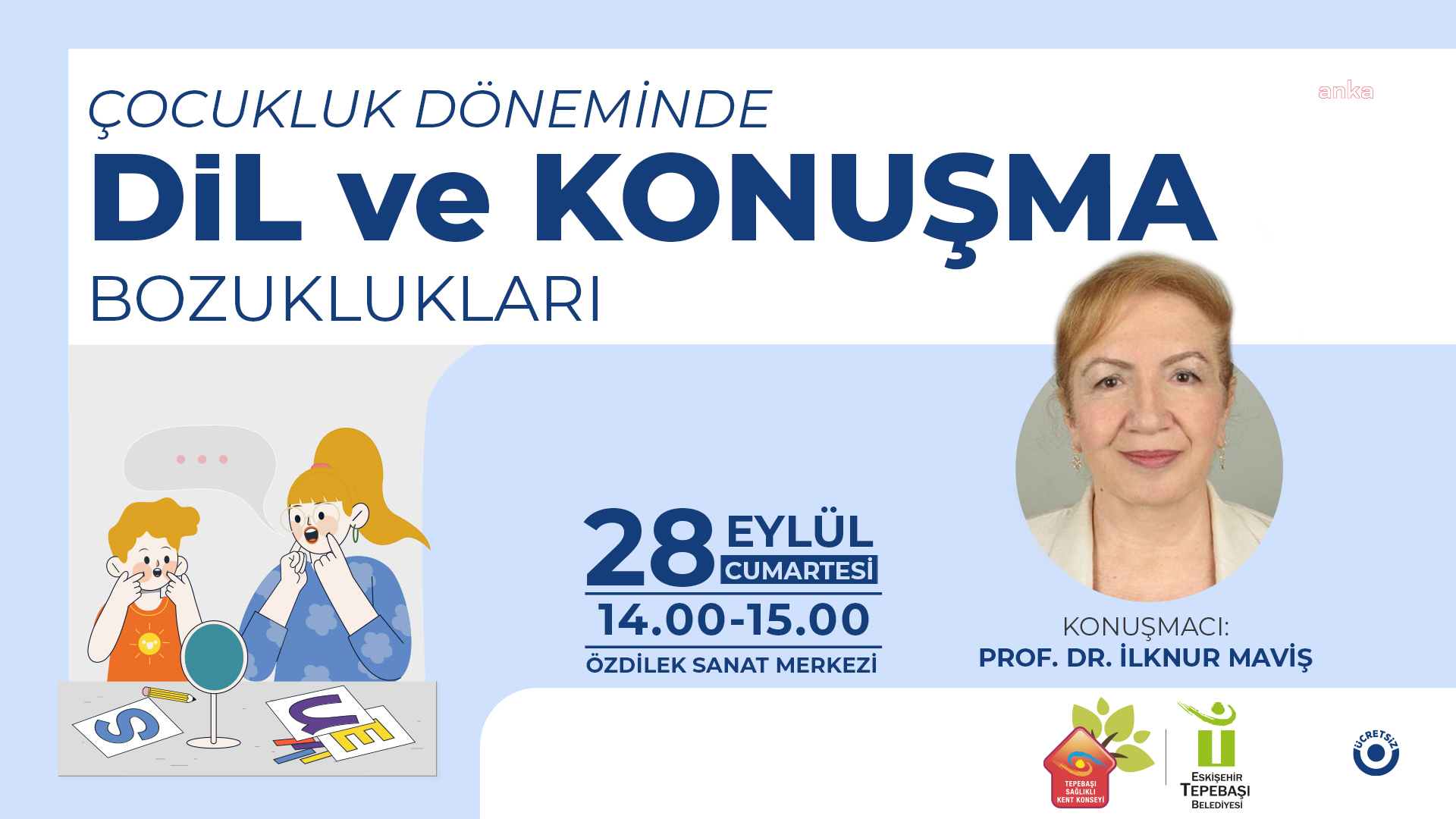 Tepebaşı’nda çocukluk döneminde dil ve konuşma bozuklukları anlatılacak