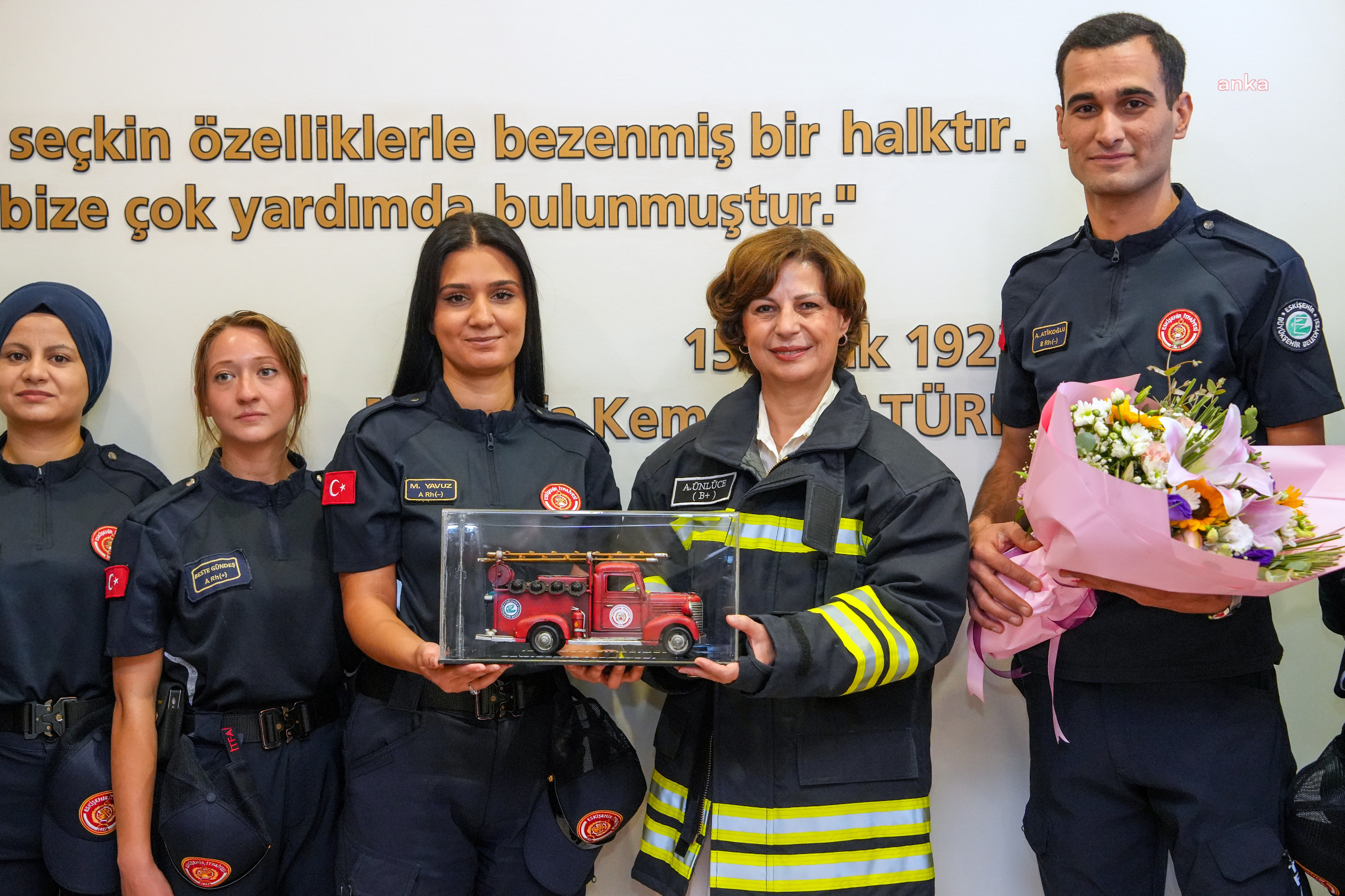 Eskişehir'de İtfaiye Teşkilatı'nın kuruluşunun 310'uncu yılı kutlandı