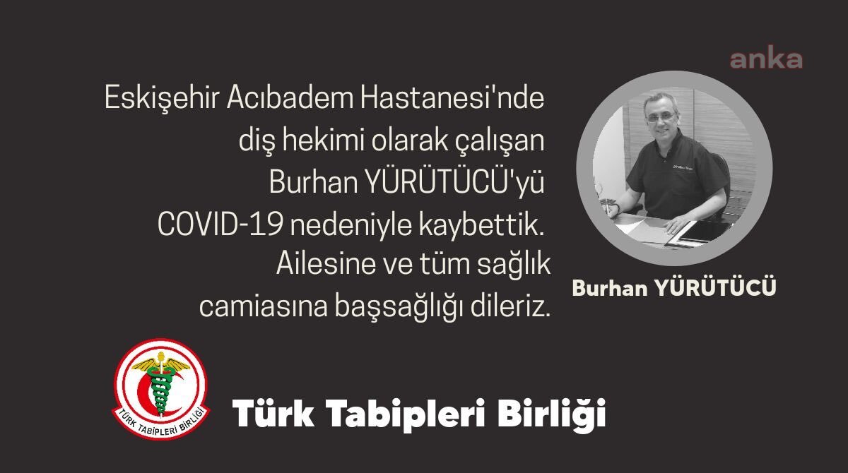 KORONAVİRÜS NEDENİYLE HAYATINI KAYBEDEN DOKTOR SAYISI 3'E ÇIKTI