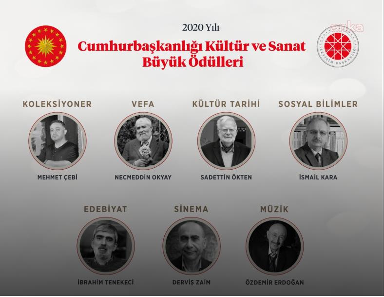 CUMHURBAŞKANLIĞI KÜLTÜR VE SANAT BÜYÜK ÖDÜLLERİ SAHİPLERİNİ BULDU