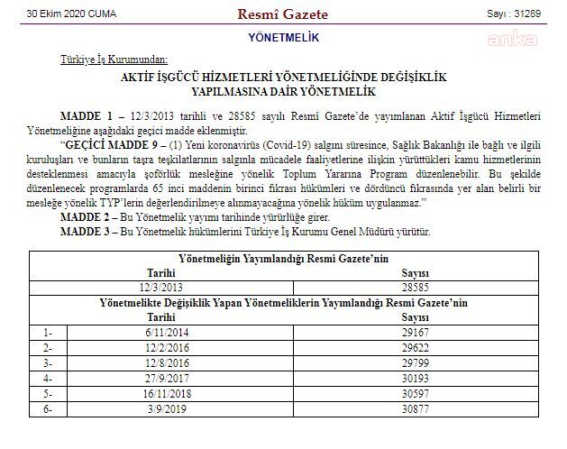 ‘SAĞLIK BAKANLIĞI’NDA ASGARİ ÜCRETLE ÇALIŞACAK ŞOFÖR DÜZENLEMESİ’