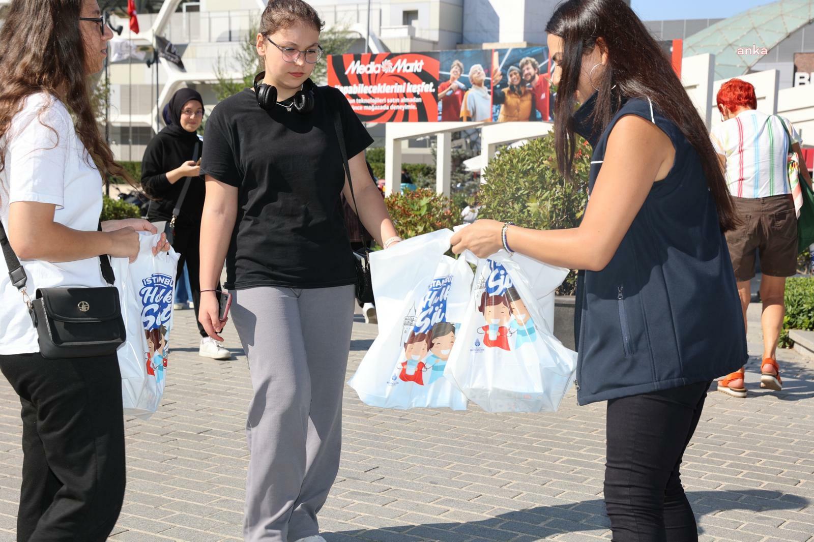İstanbul Ataşehir'de çocuklar için bin 620 paket süt dağıtıldı