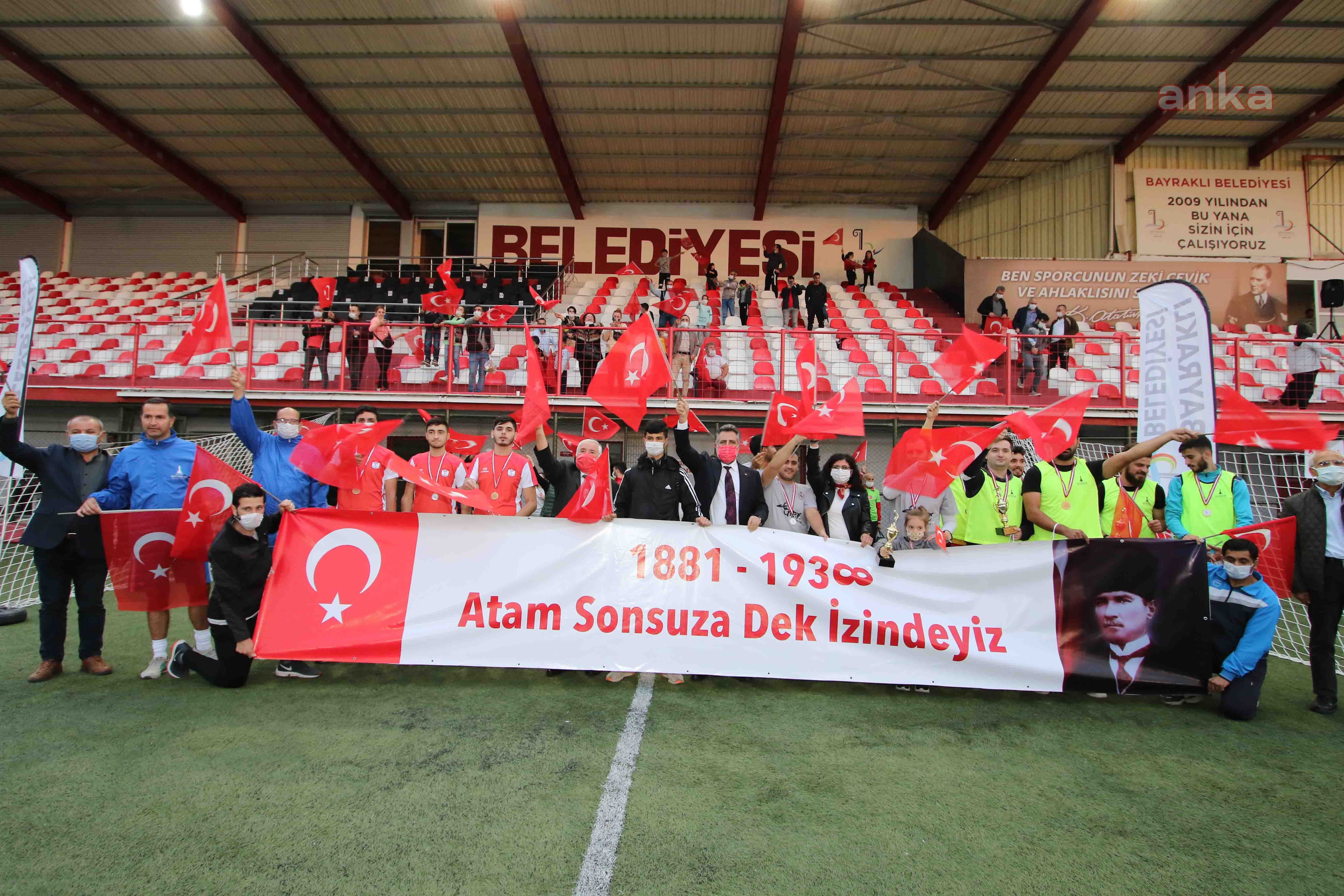 BAYRAKLI'DA "AYAK TENİSİ TURNUVASI" SONUÇLANDI