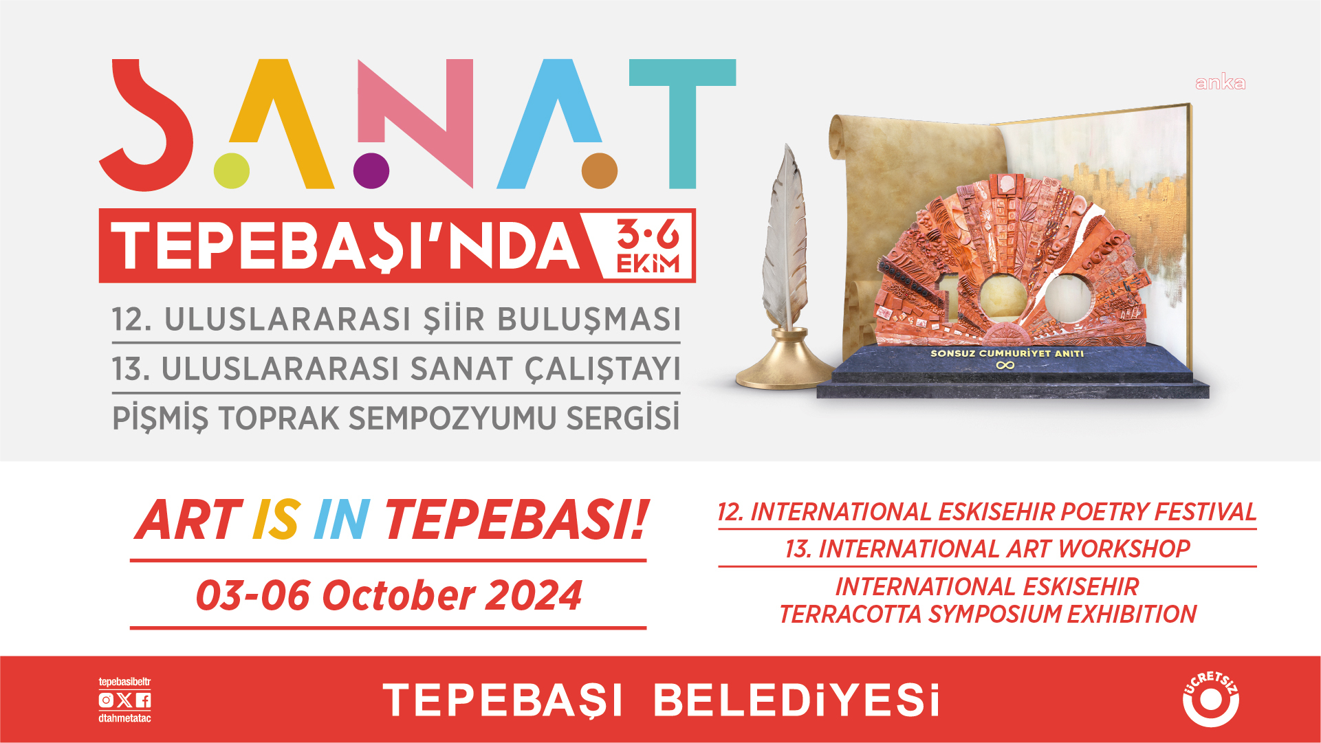 “Sanat Tepebaşı’nda” etkinlikleri için geri sayım başladı