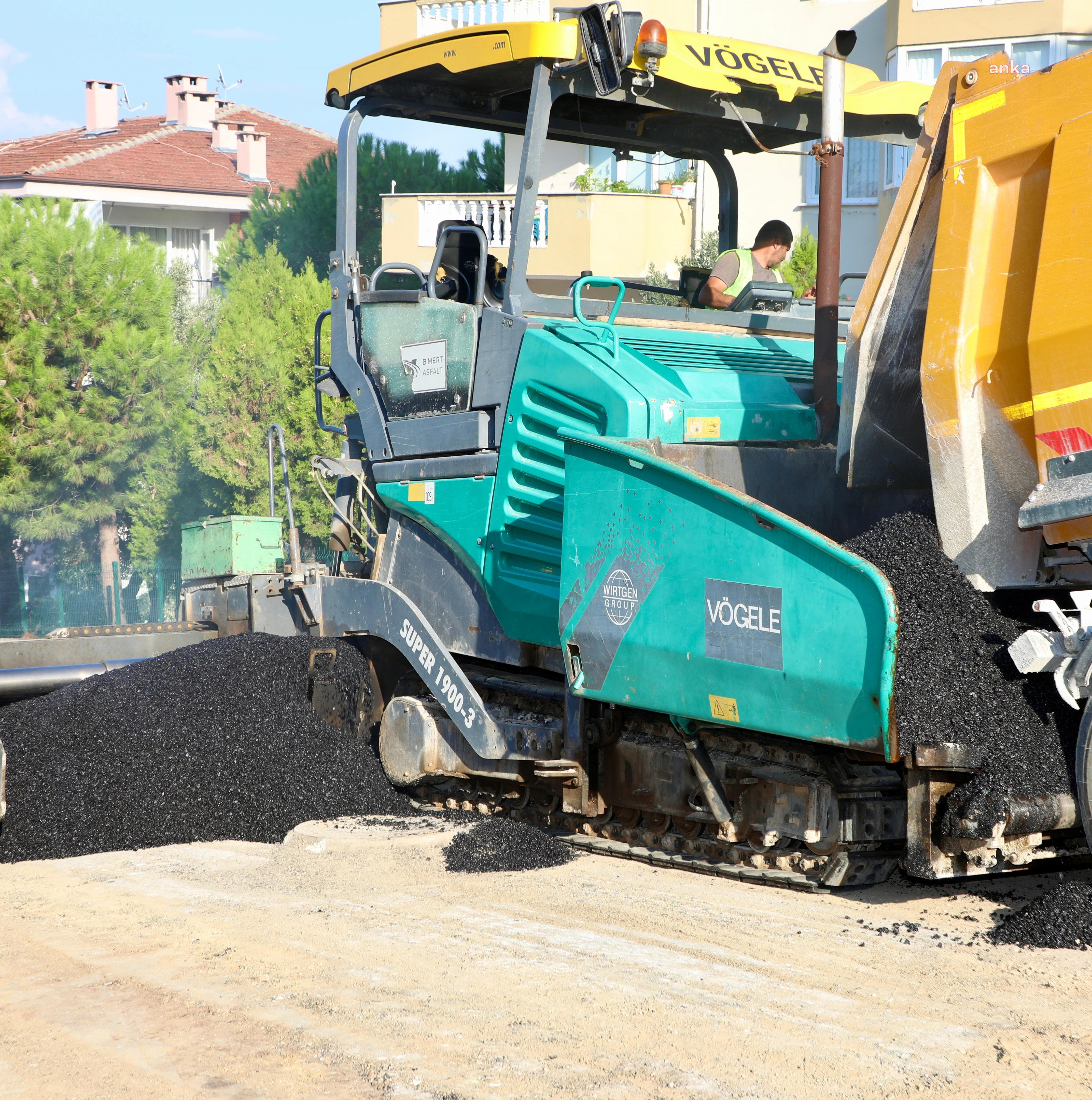 Mudanya Belediyesi, asfalt yenileme faaliyetlerini sürdürüyor