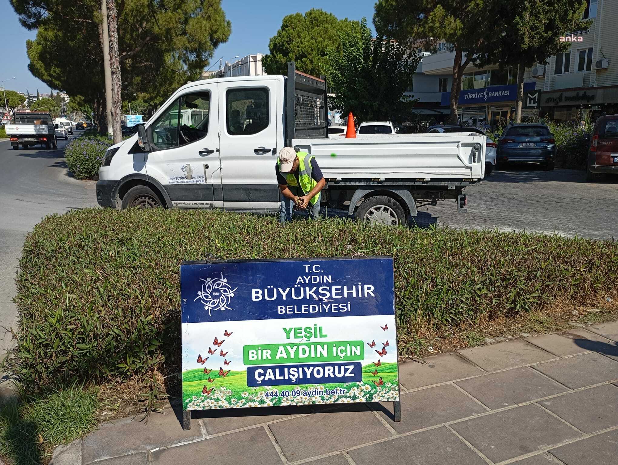 Aydın Büyükşehir Belediyesi'nden Didim'de peyzaj çalışması