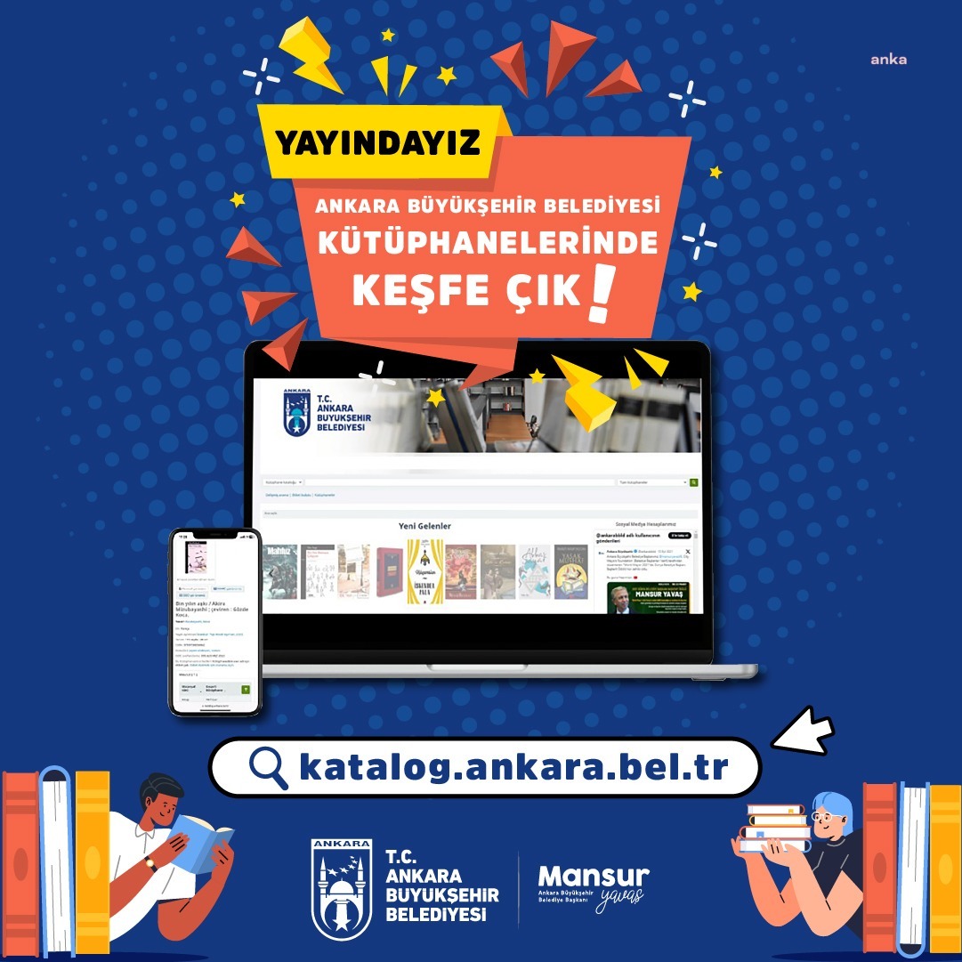 Ankara Büyükşehir Belediyesi’nin kitapları artık dijitalde