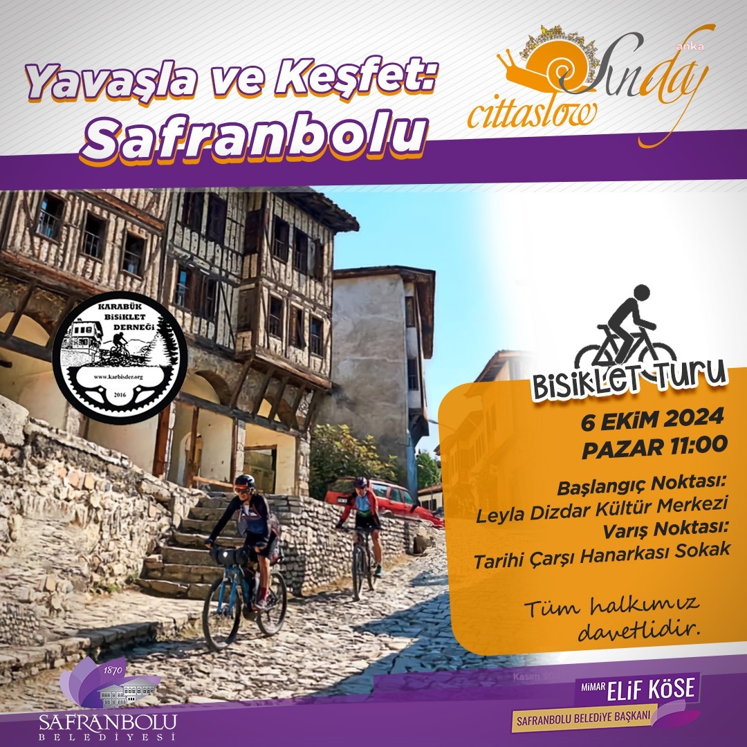 Safranbolu'da “Cittaslow Sunday” etkinliği düzenlenecek