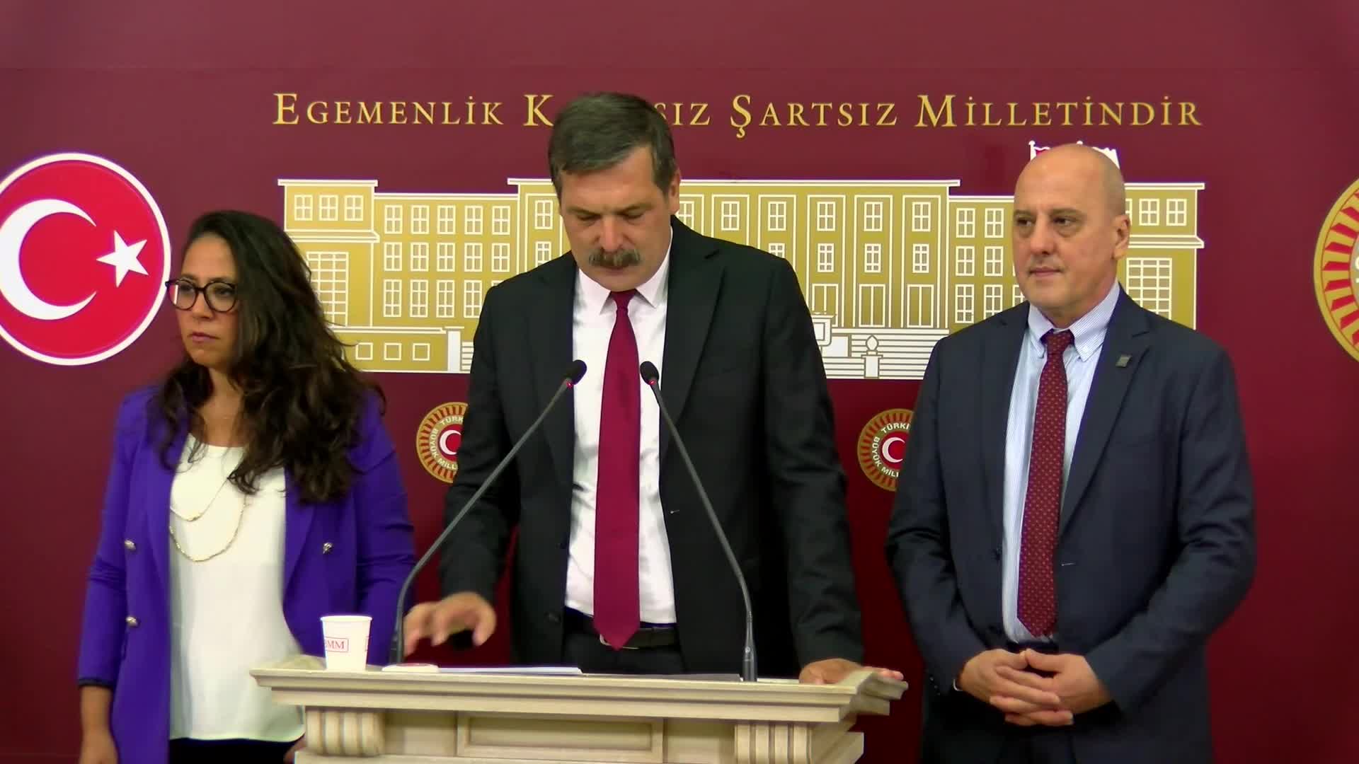 TİP Milletvekilleri Genel Kurul’a katılmadı… Erkan Baş: “Yalanlara, masallara karnımız tok. Hemen seçim diyoruz''