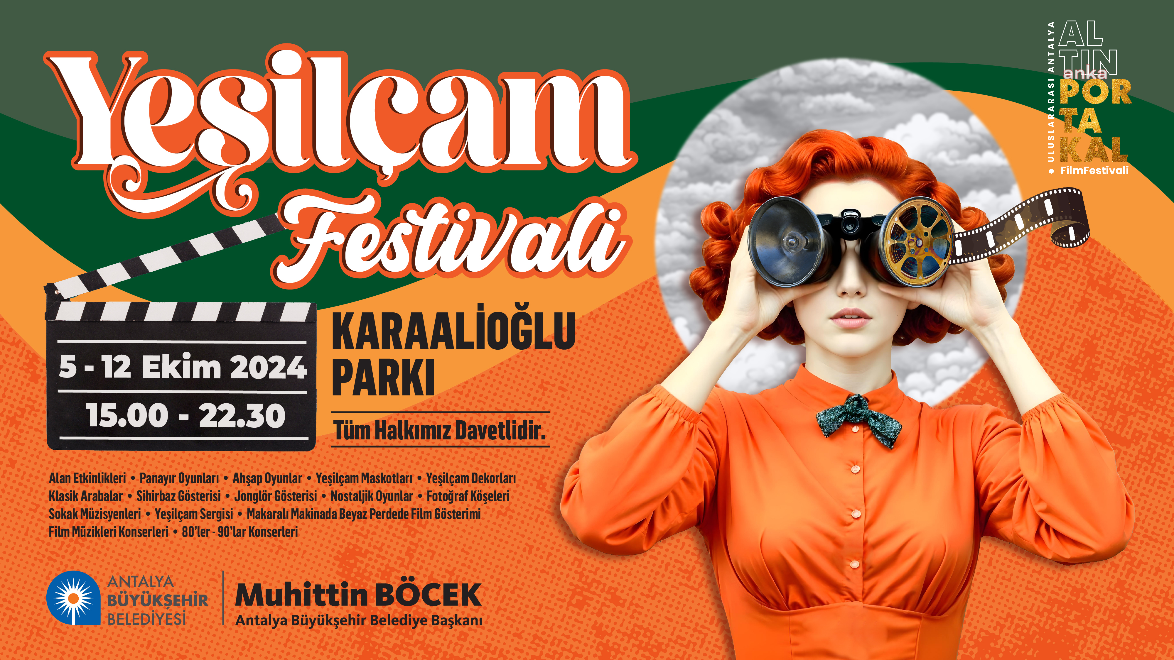 Antalya Büyükşehir Belediyesi, Yeşilçam Festivali düzenliyor
