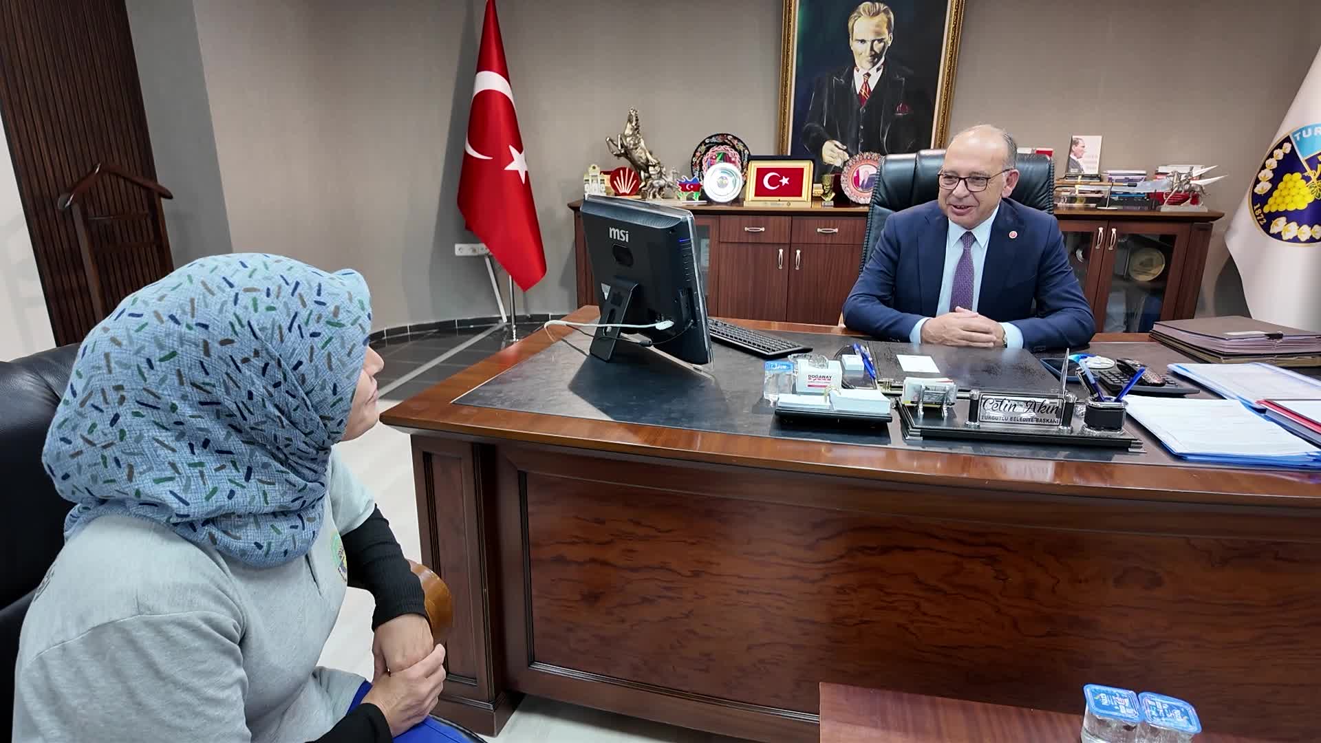 Turgutlu Belediyesi personeli Filiz Gölmez’den örnek davranış