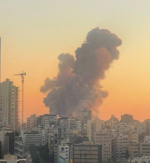 İsrail'den Beyrut’a hava saldırısı
