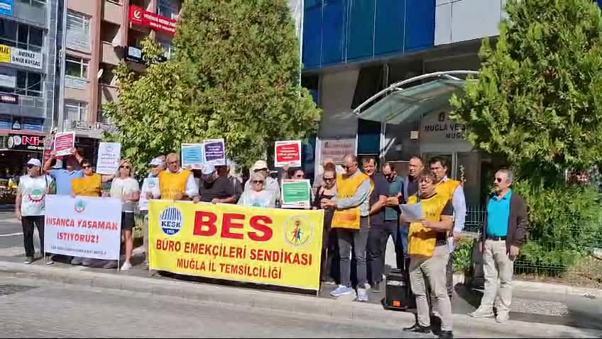 Muğla’da TÜİK'e tepki: "Elde ettiğimiz gelirlerin çok altında bir gelirle hayatımızı idame ettirmeye çalışmaktayız"